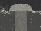 Electroplating of Cu in TSV