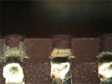 Nickel Hydroxide Corrosion Residues on Ceramic Packages